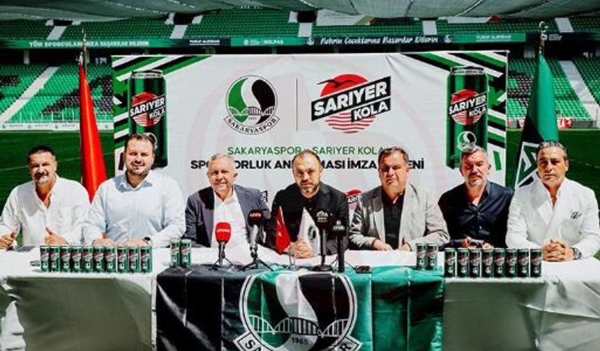 SAKARYASPOR’UN FORMA SIRT SPONSORU BELLİ OLDU!