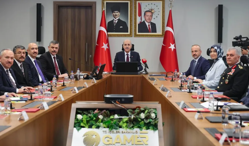 Terörsüz Türkiye için yürütülecek çalışmalar ele alındı!