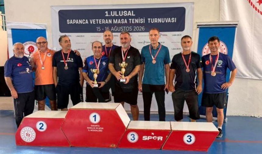 Sapanca’da 17 ilden 153 Veteran sporcu buluştu