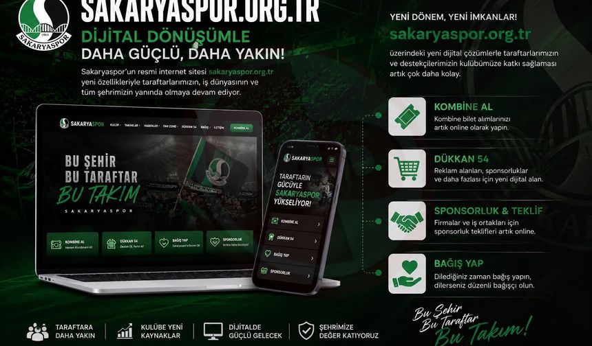 Sakaryaspor’da Dijital Dönüşüm