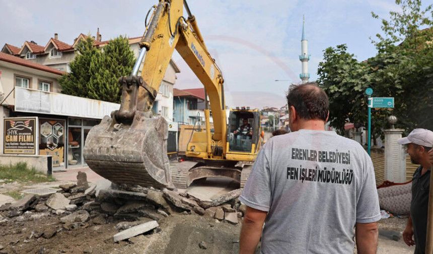 Erenler’de çalışmalar devam ediyor