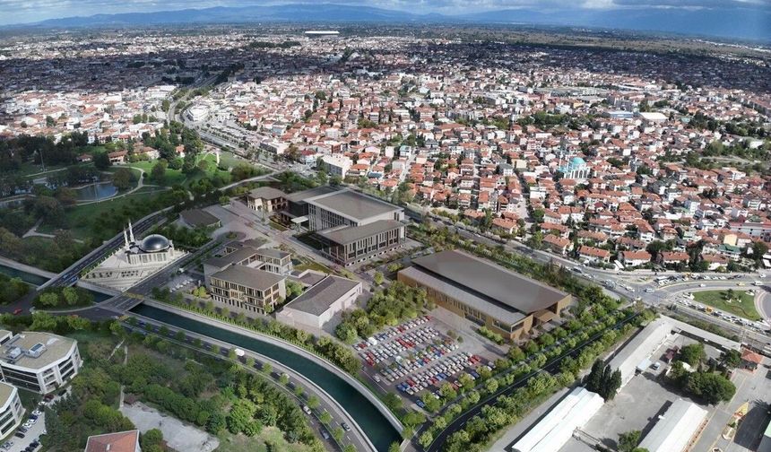 Raylar dönüşüyor, merkeze yemyeşil bir koridor geliyor