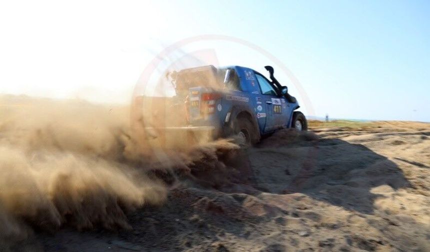 Deniz kenarında off-road heyecanı sona erdi