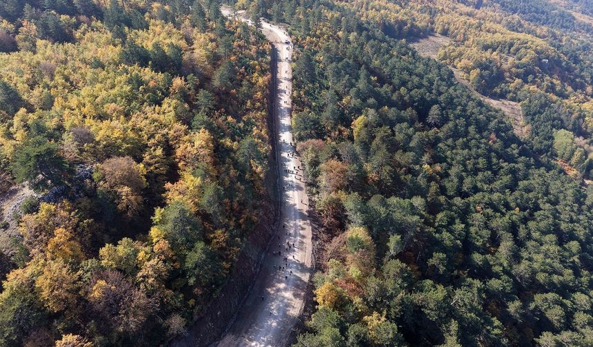 Kılıçkaya’nın eşsiz sonbahar tonları arasında rüya gibi yolculuk