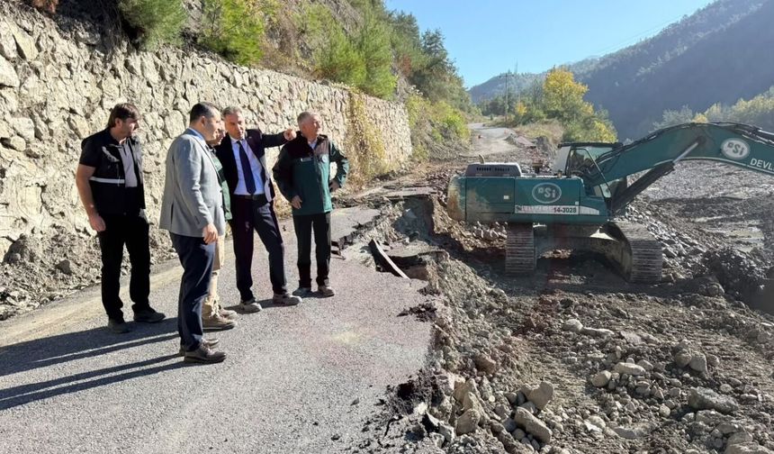 Aşırı yağış sonrası ekipler sahada!