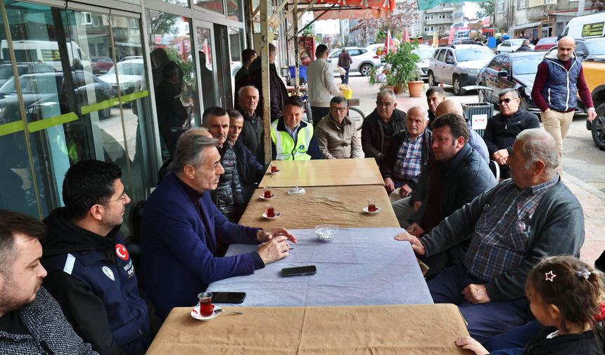 Başkan Alemdar Kaynarca’da vatandaşlarla buluştu