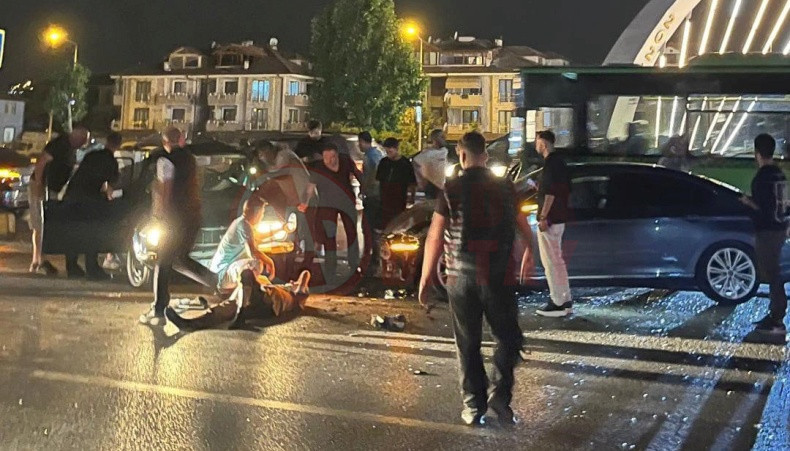 Duble Yolda Feci Kaza 5 Yarali (2)