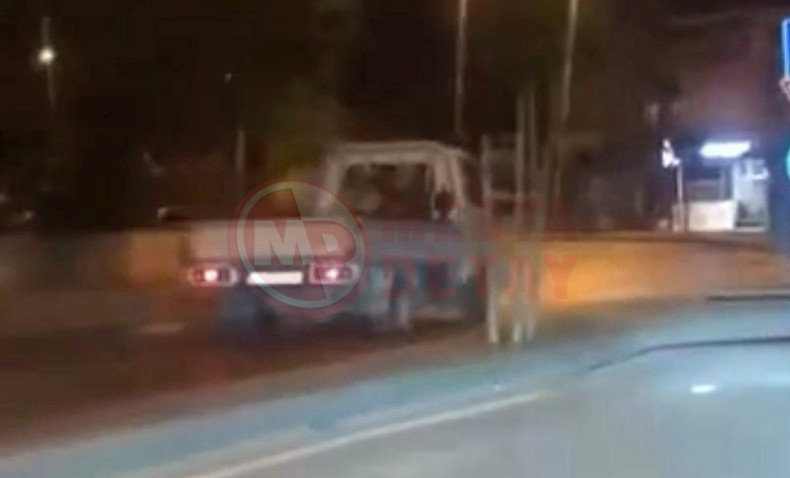 Hem Ters Seritte Gitti Hem Kasasinda Insan Tasidi (2)