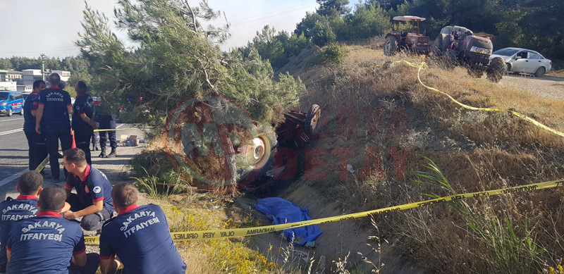 Yangindan Kacarken Kazada Oldu3