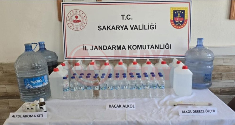 Kacak Icki Ureten Sahis Yakalandi