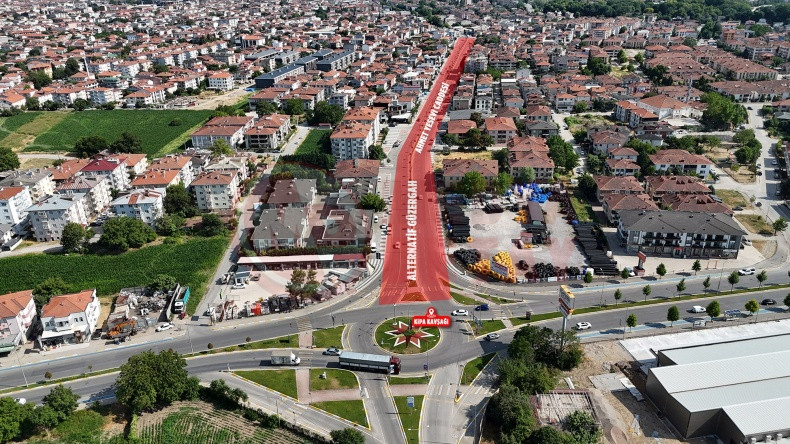 Metrobus Calismalari Alternatif Guzergah (4)
