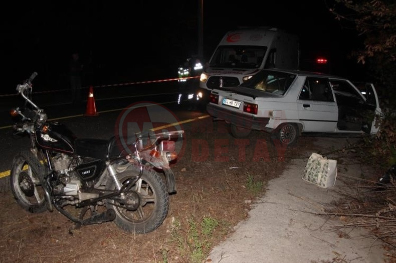 Otomobil Motosiklet Ile Carpisti (4)