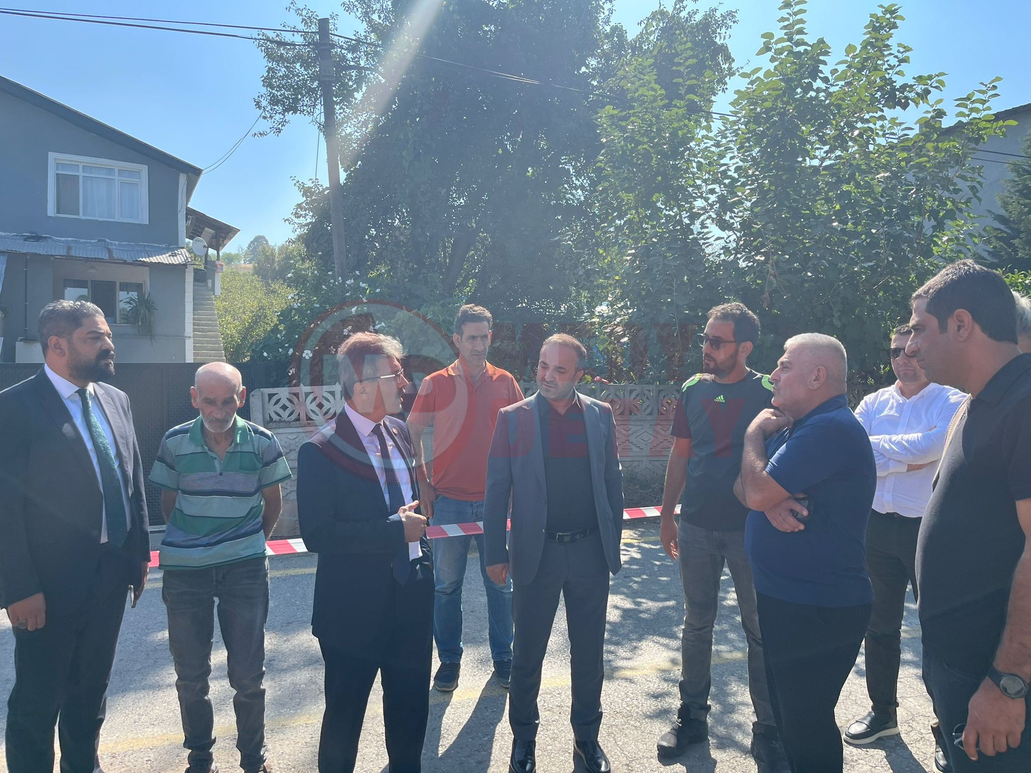 Başkan Şenol Di̇nç Deği̇rmendere’de Doğalgaz Çalişmalarini İnceledi̇ (2)