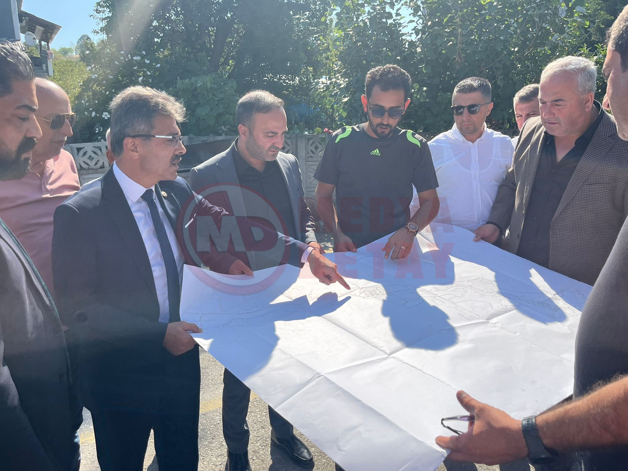 Başkan Şenol Di̇nç Deği̇rmendere’de Doğalgaz Çalişmalarini İnceledi̇ (3)