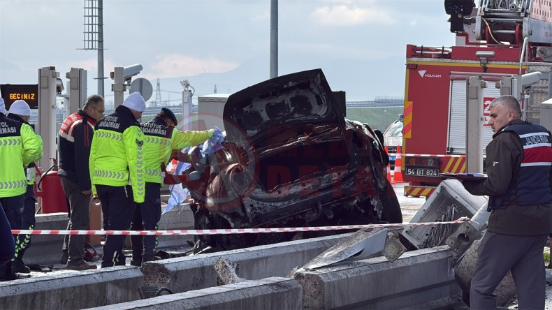 Kmo Feci Kaza Surucu Yanarak Oldu (2)