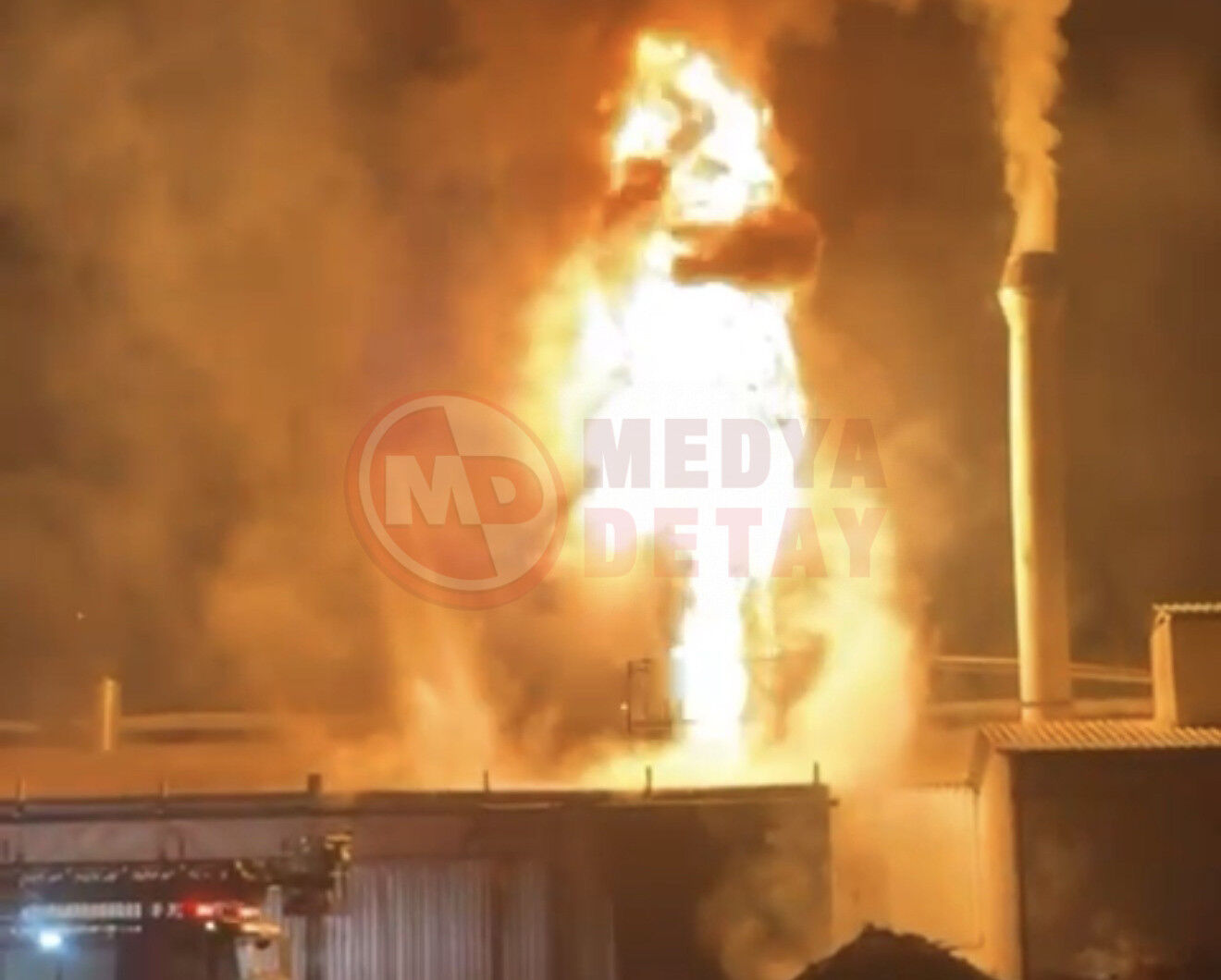 Entegre Tesis Yag Kazani Patladi (2)