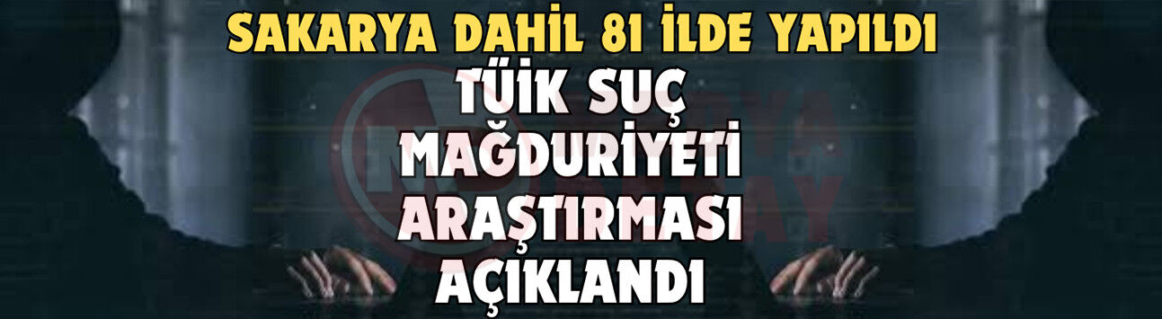 TÜİK suç mağduriyeti araştırması açıklandı!