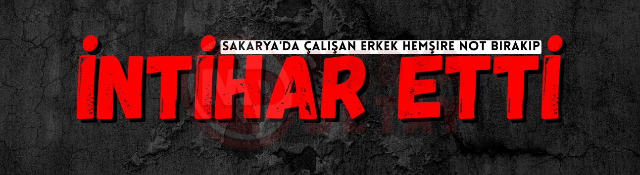 Erkek hemşire not bırakıp intihar etti