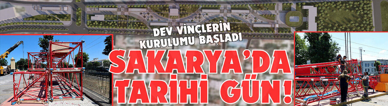 Dev vinçlerin kurulumu başladı