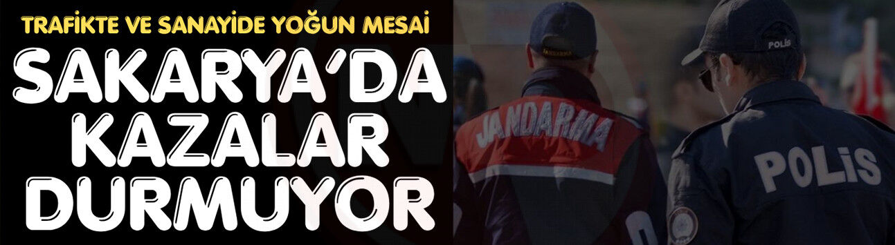 Trafikte ve sanayide yoğun mesai
