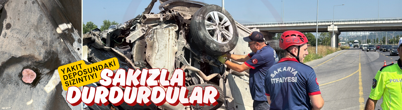 Yakıt deposundaki sızıntıyı sakızla durdurdular