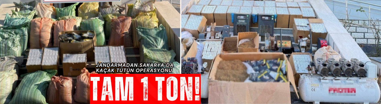 Jandarmadan tam 1 tonluk operasyon: 2 Gözaltı!
