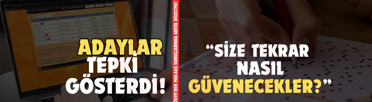 ÖSYM’den MEB-AGS sonuçlarında kritik düzeltme!