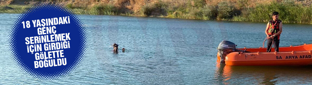 18 Yaşındaki genç gölette boğuldu!