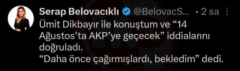 Umit Dikbayir A K Parti
