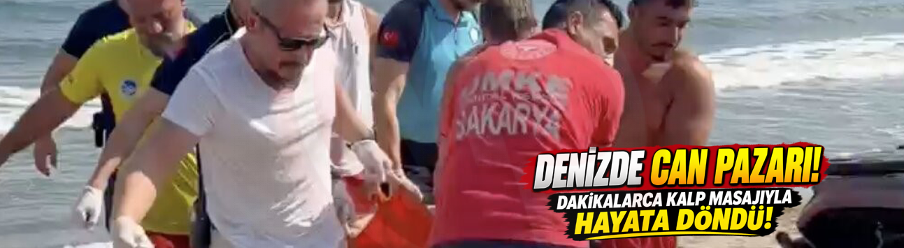 Denizde hareketsiz bulunan vatandaşa dakikalarca kalp masajı yapıldı!
