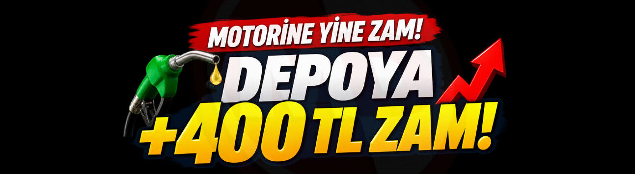 Motorine yine zam!