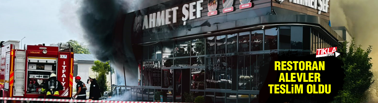 Restoran alevlere teslim oldu!