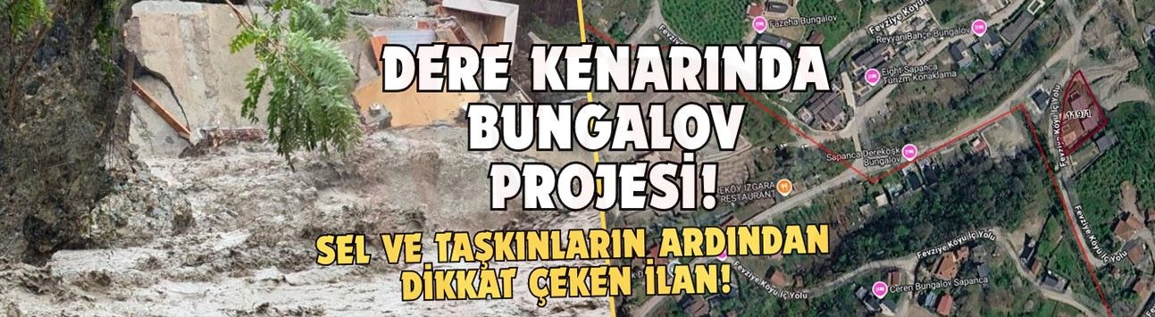 Sel ve taşkınların ardından dikkat çeken ilan!