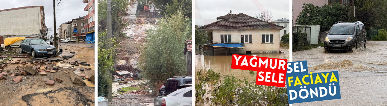 Yağmur sele, sel faciaya döndü