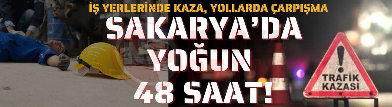 İş yerlerinde kaza, yollarda çarpışma