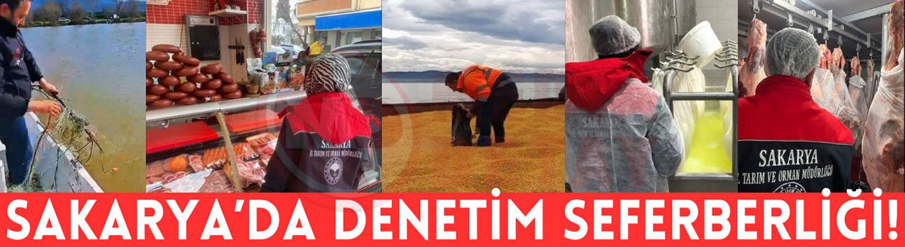 Sakarya’da denetim seferberliği!