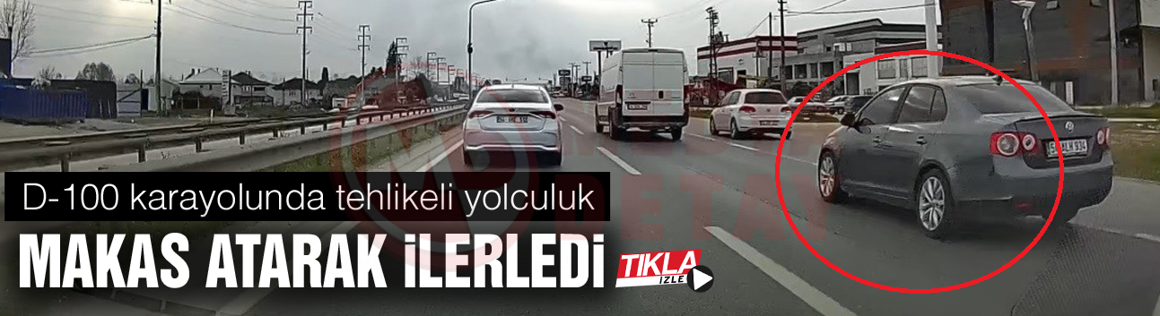 D-100 karayolunda tehlikeli yolculuk