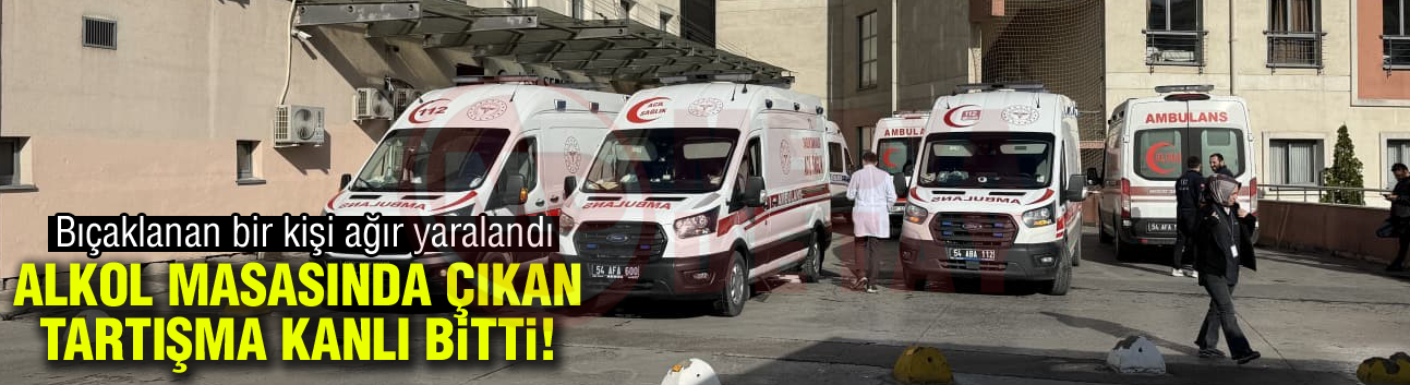 Düğün salonunda alkol masasında çıkan tartışma kanlı bitti!