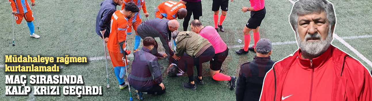 Maç sırasında kalp krizi geçirdi!