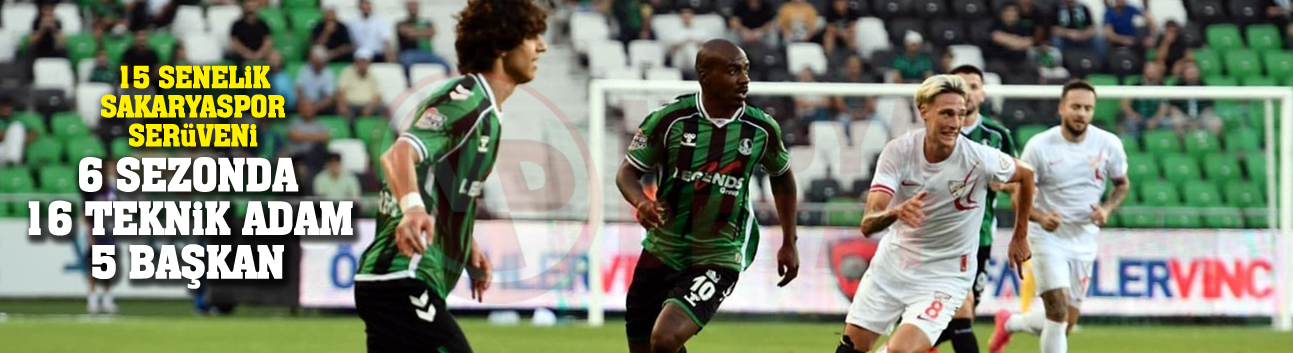 6 Sezonda 16 teknik adam 5 başkan