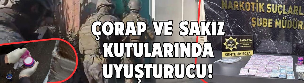 Çoraplara ve sakız kutularına sakladıkları uyuşturucuyu ekipler buldu